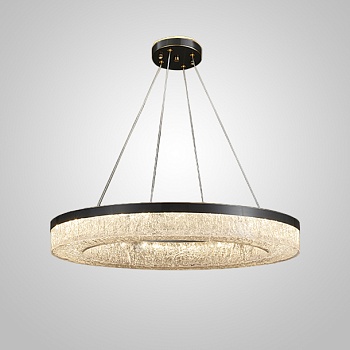Кольцевая люстра OLAGUS ONE А D80 Black by ImperiumLoft