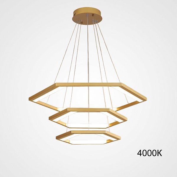Подвесная люстра VENEZIA D80+55+45 4000К by ImperiumLoft