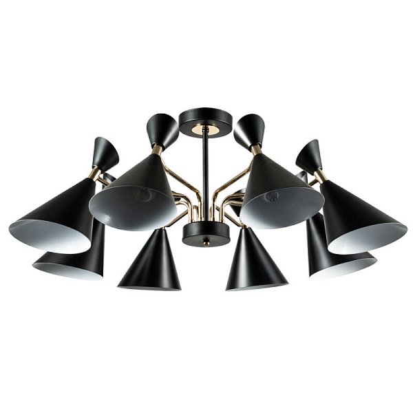Люстра на штанге Arte Lamp A2711PL-8BK
