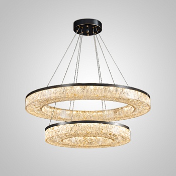 Кольцевая люстра OLAGUS B Black by ImperiumLoft
