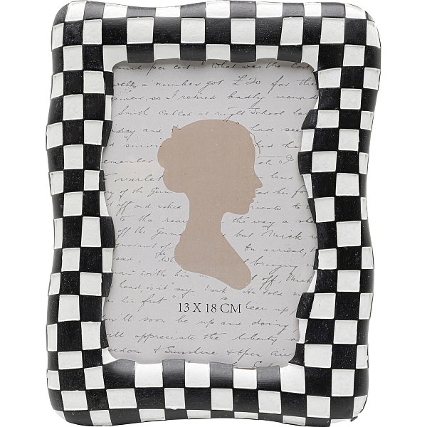 Фоторамка  Checker Black 13x18cm KARE 57388