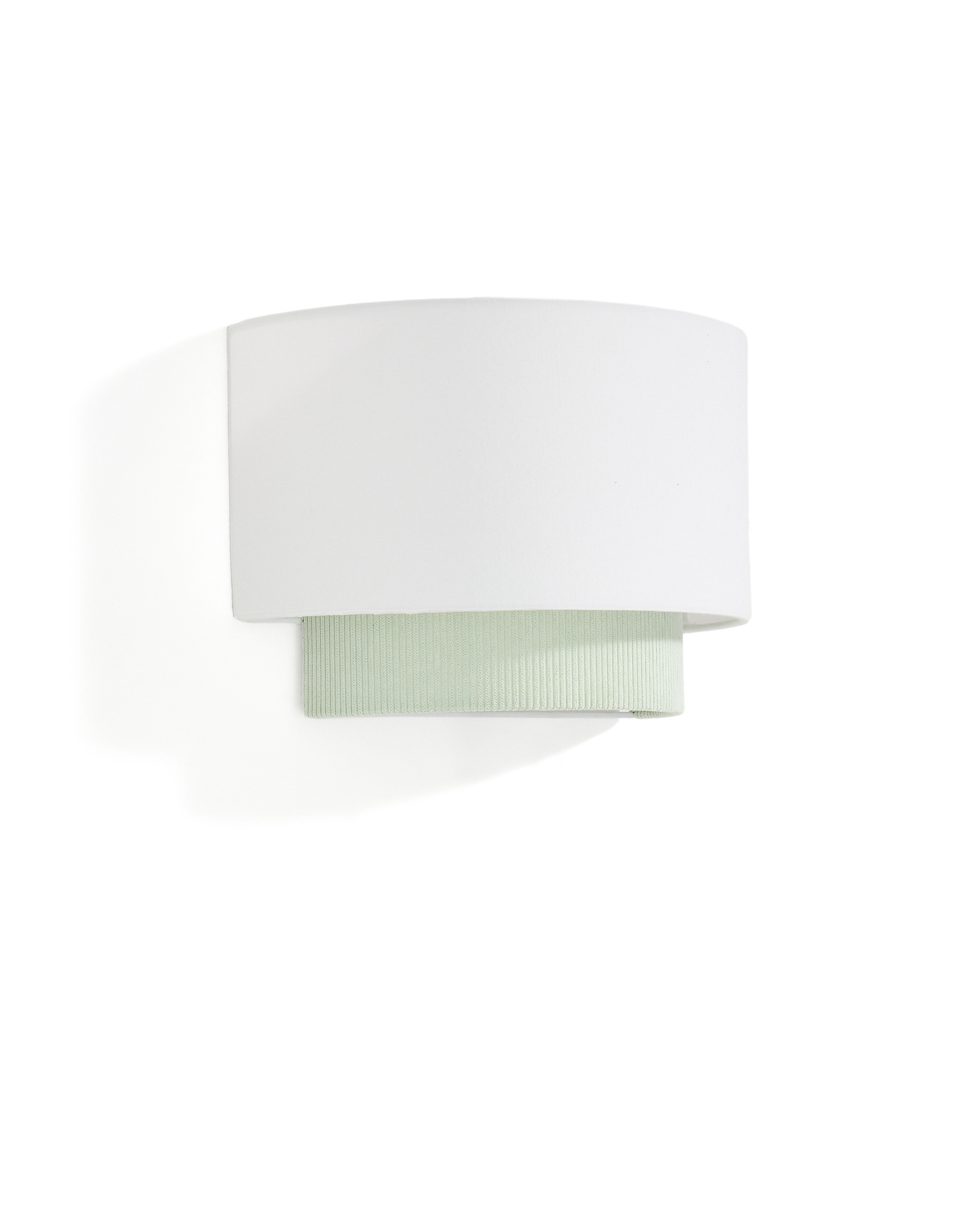 Настенный светильник Bianella из хлопка и бирюзового вельвета, Ø 40 см La Forma (ex Julia Grup)