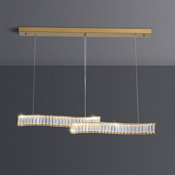 Подвесной светильник BERTOLDA LONG тип B Brass by ImperiumLoft