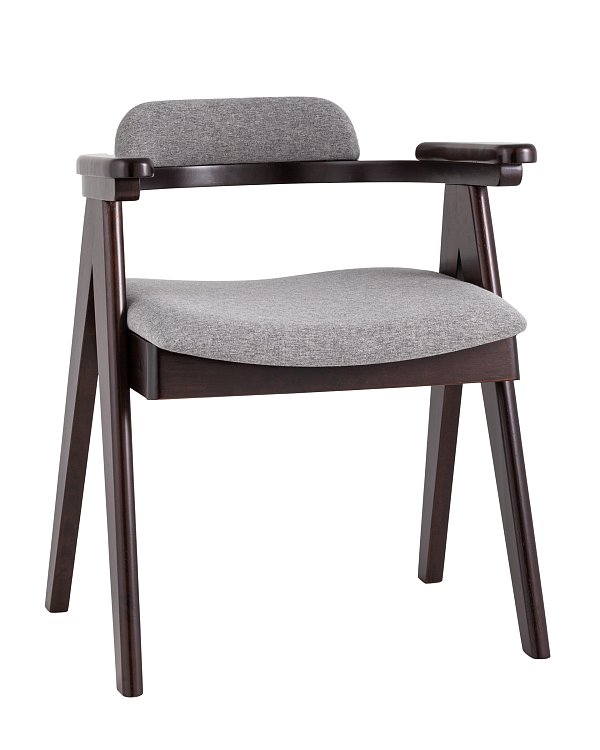 Стул обеденный OLAV NEW массив гевеи серое Stool Group