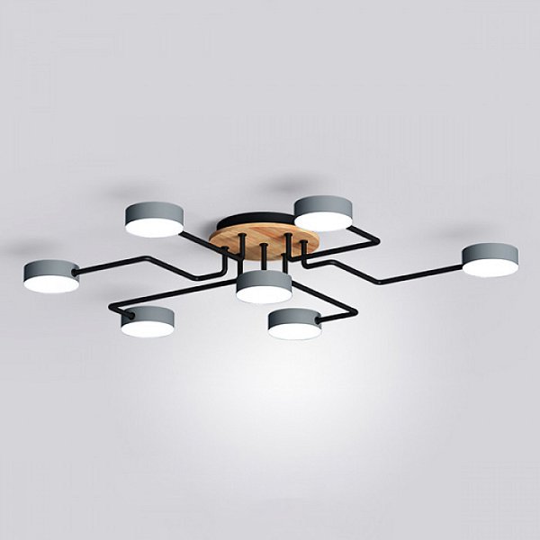 Потолочная люстра SCHEME LED COLOR L83 Grey by ImperiumLoft