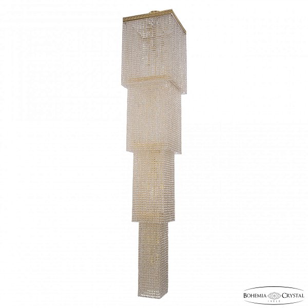 Люстра каскад хрустальная 83312/50IV-250 G Bohemia Ivele Crystal