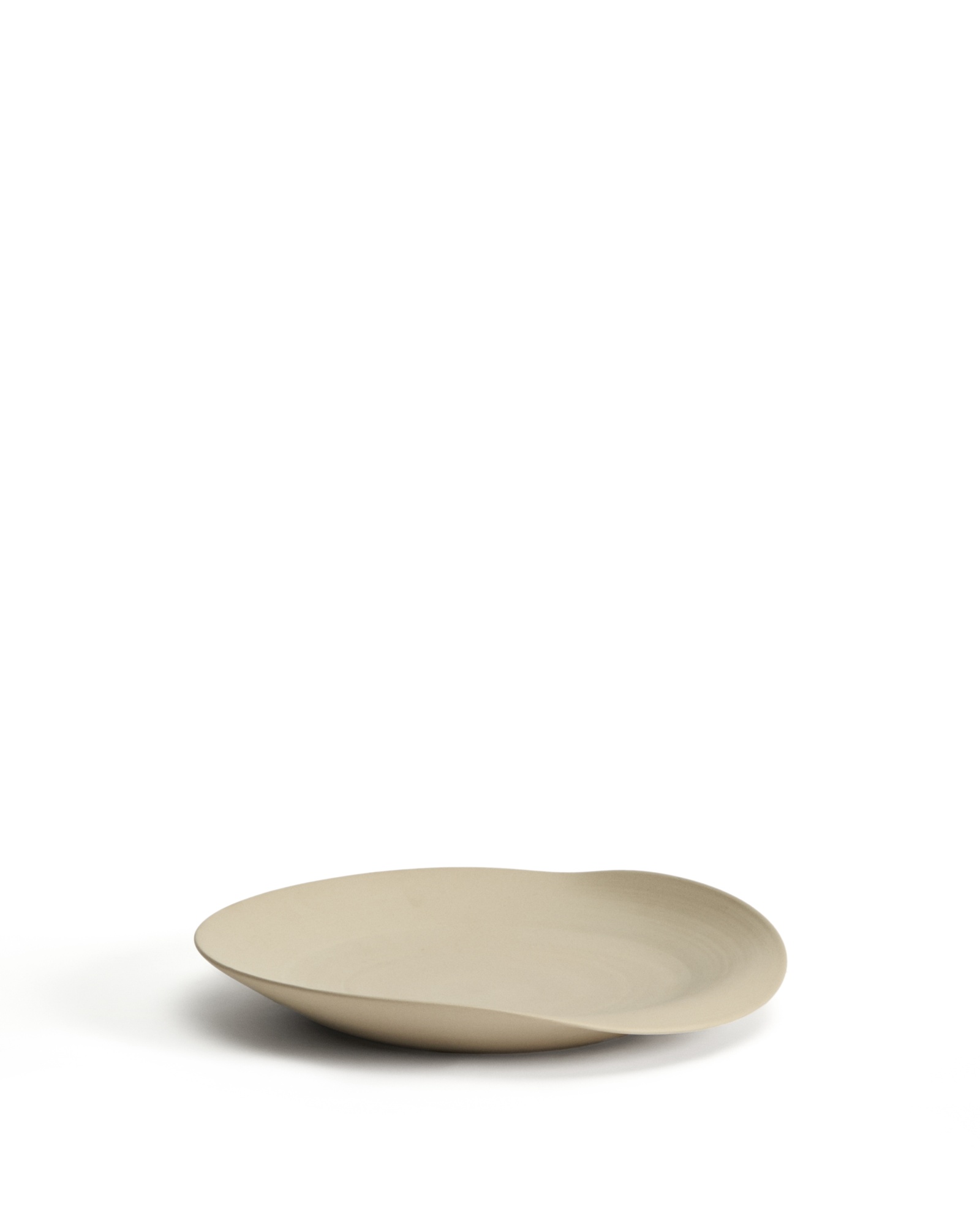Керамический поднос Ebenor бежевого цвета Ø 30 см La Forma (ex Julia Grup)