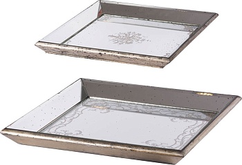 Подносы зеркальные, набор Glasar 43615-DS