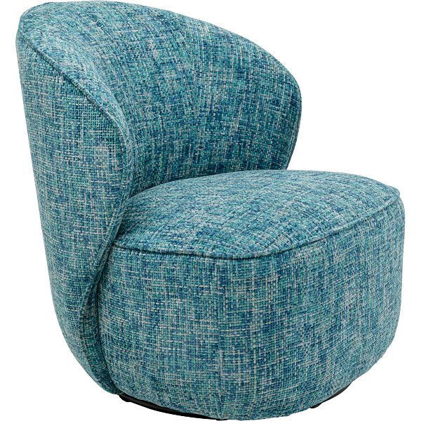 Кресло вращающееся Ellie Light Blue KARE 70545