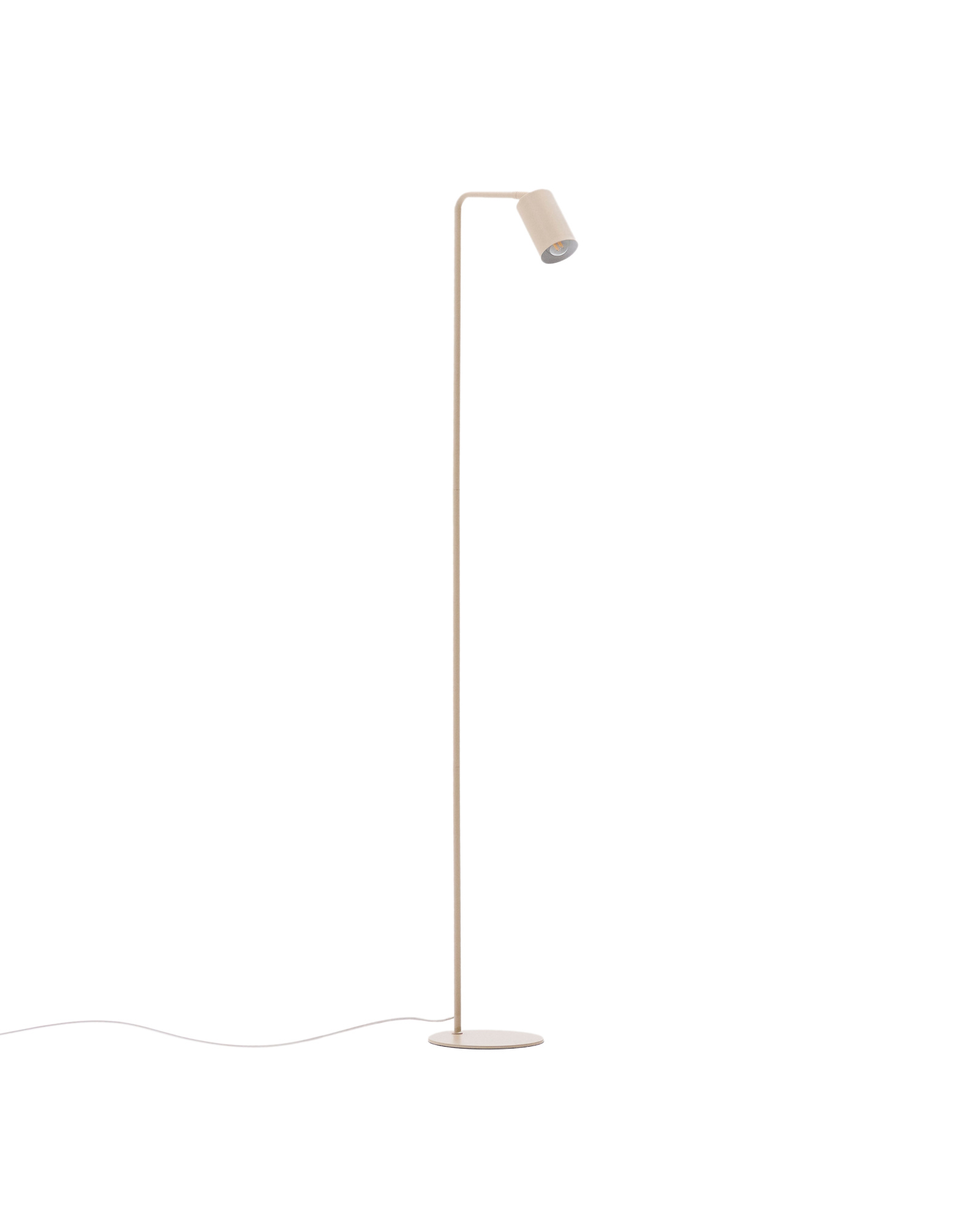 Торшер Manie из металла с бежевой текстурированной отделкой La Forma (ex Julia Grup)