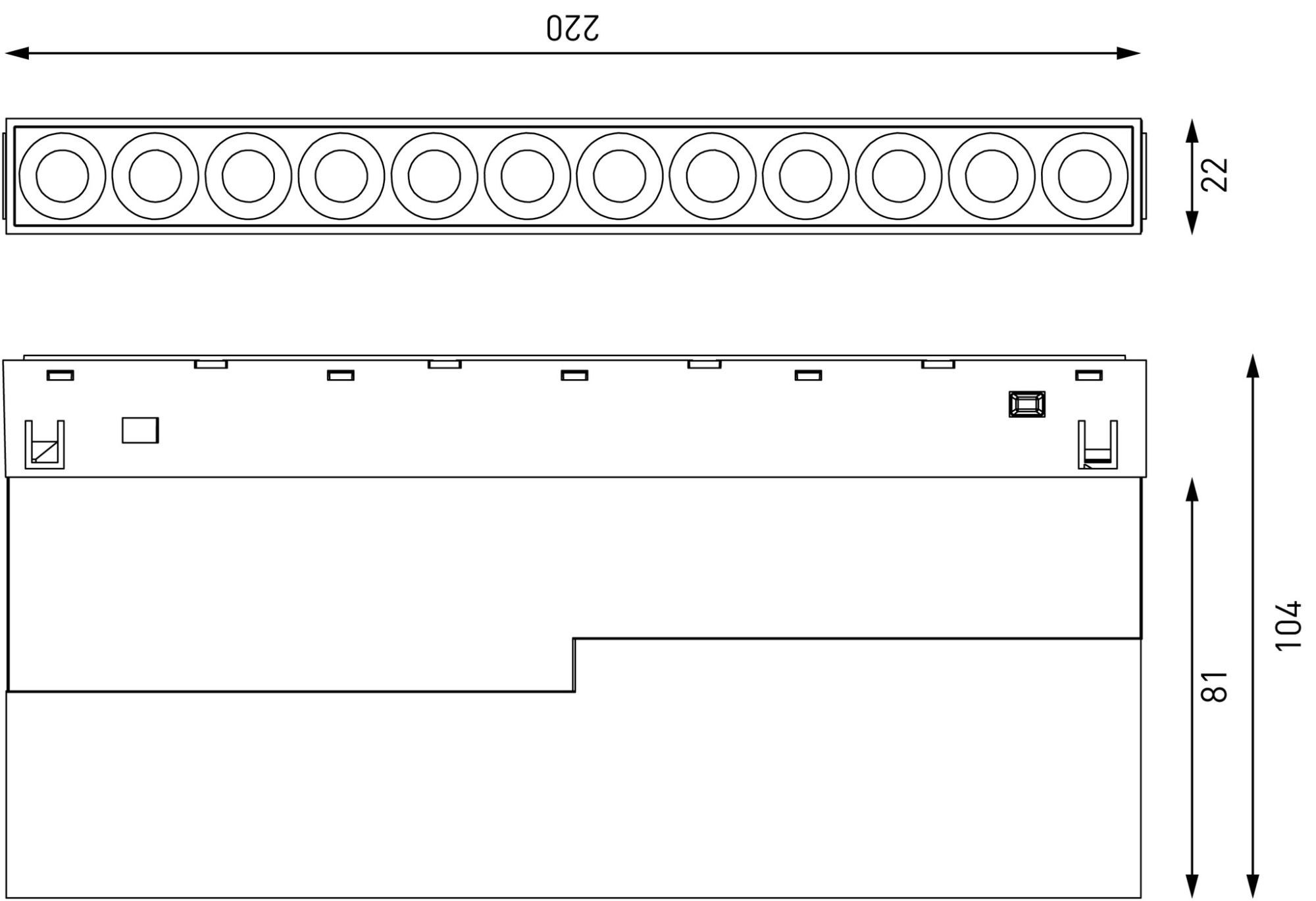 Трековый Светильник-книжка дарклайт Lumker SY-LINK-FL-WH-12-WW
