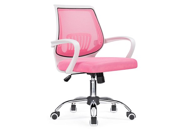 Компьютерное кресло Woodville Ergoplus pink / white 15376
