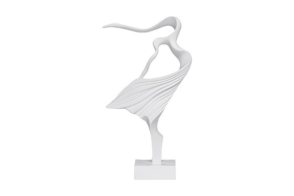 Статуэтка "Девушка. Абстракция" белая Garda Decor TB3620WH