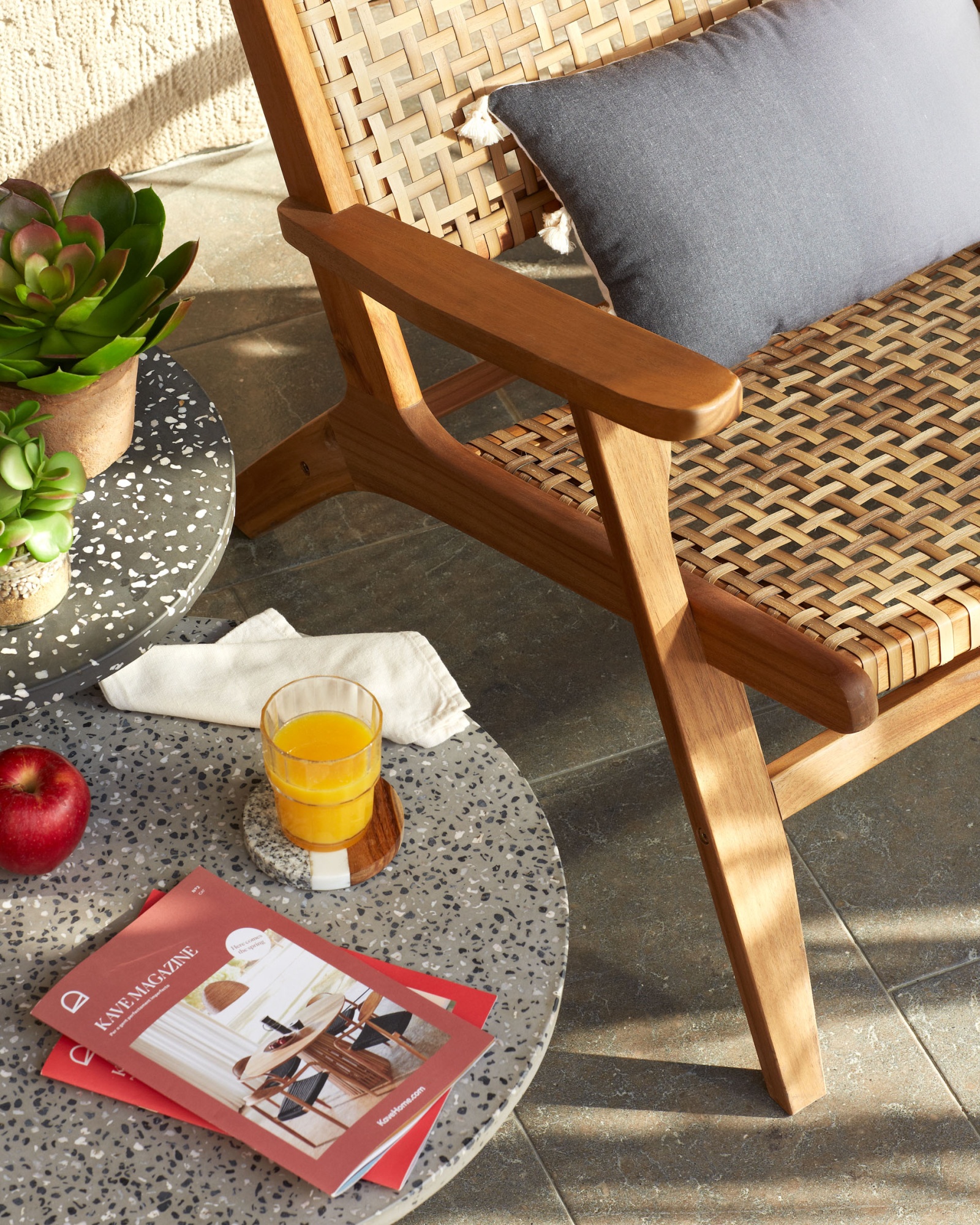 Кресло Grignoon акация ротанг La Forma (ex Julia Grup)