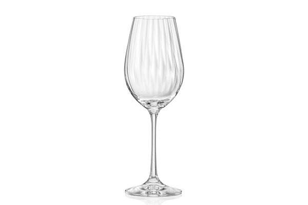 Набор из 6ти бокалов для вина Waterfall 350 мл Garda Decor 40729/22/350