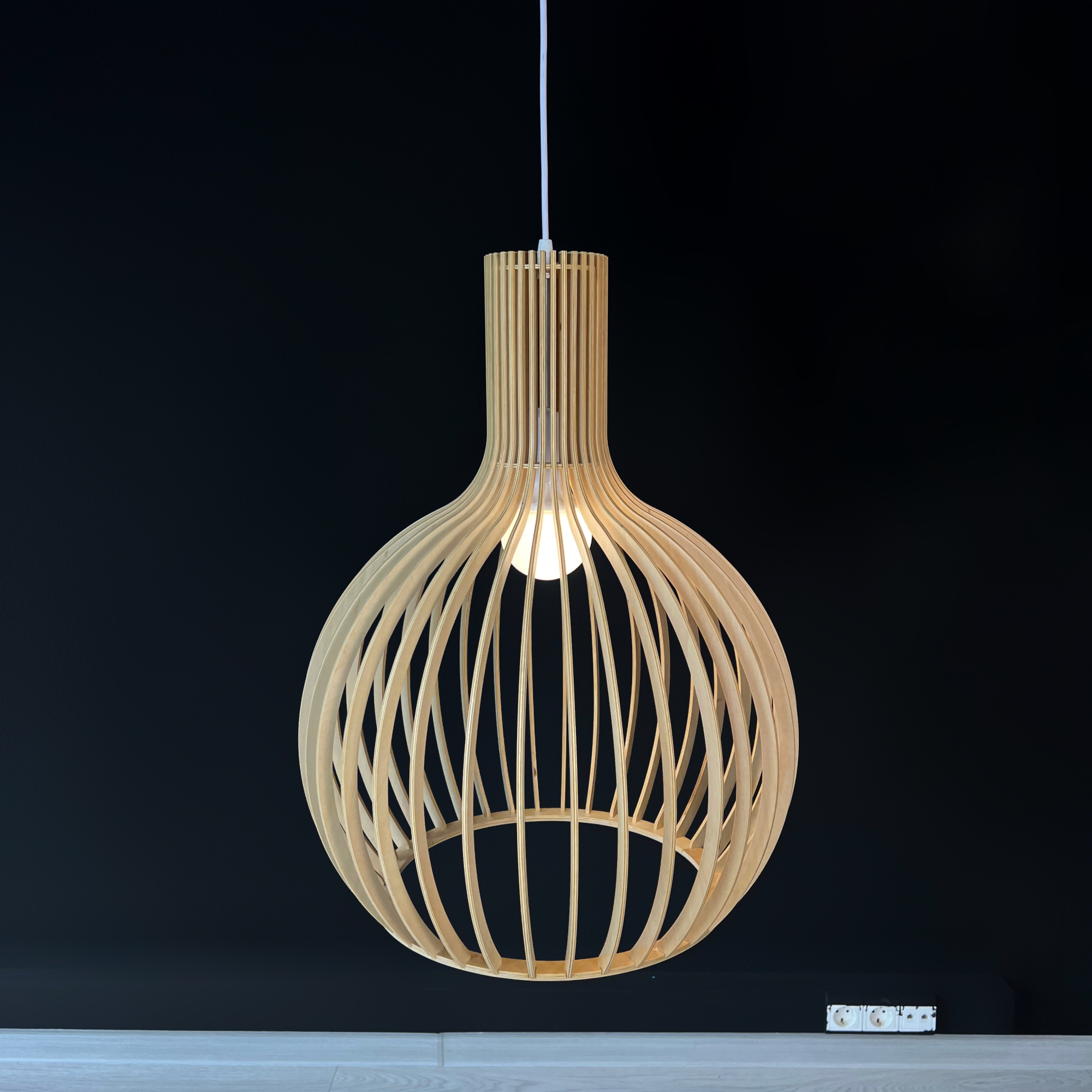 Подвесной Светильник Secto Octo 4240 Lamp Light Wood By Imperiumloft