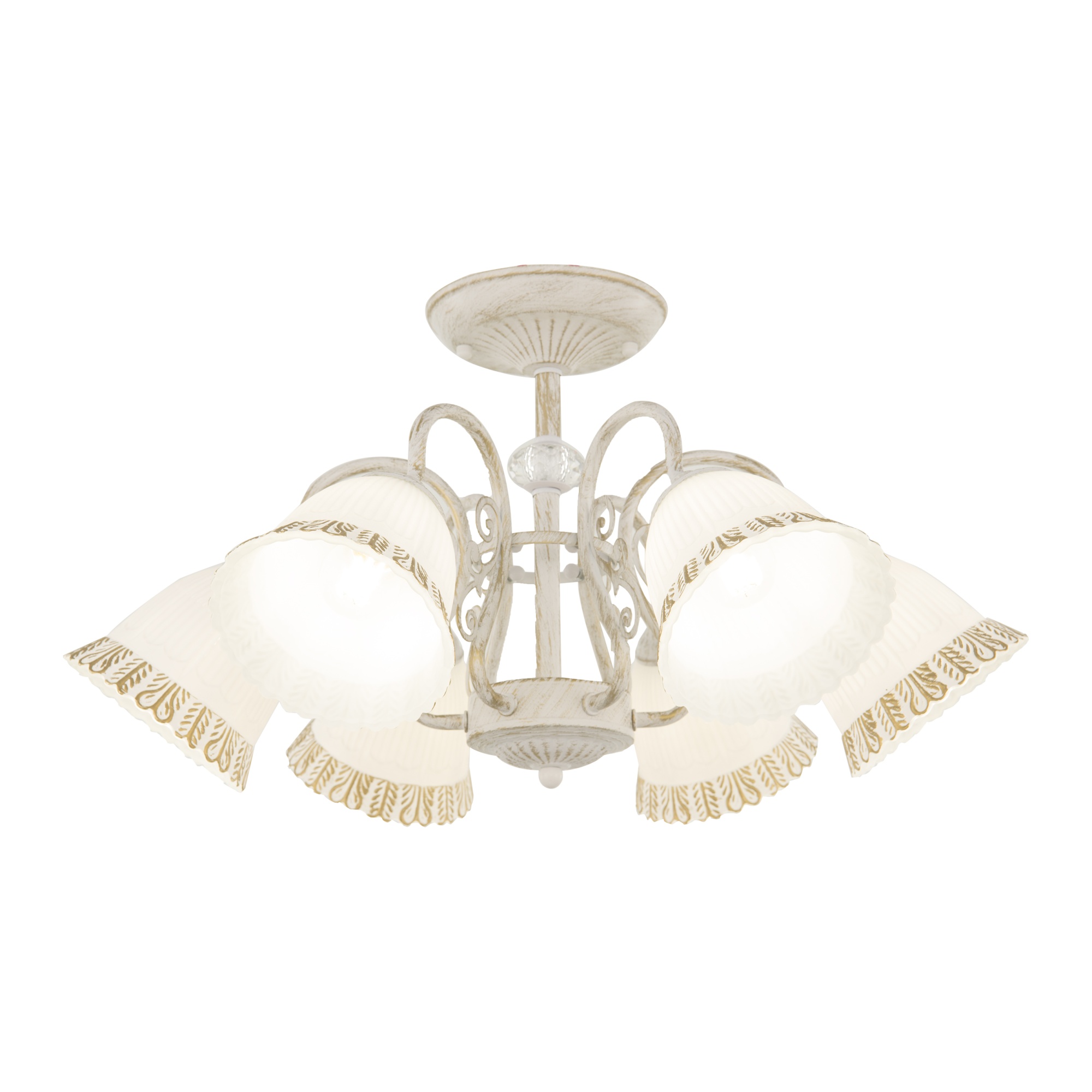 Люстра с плафонами 340800/6 WT+G Arte Milano