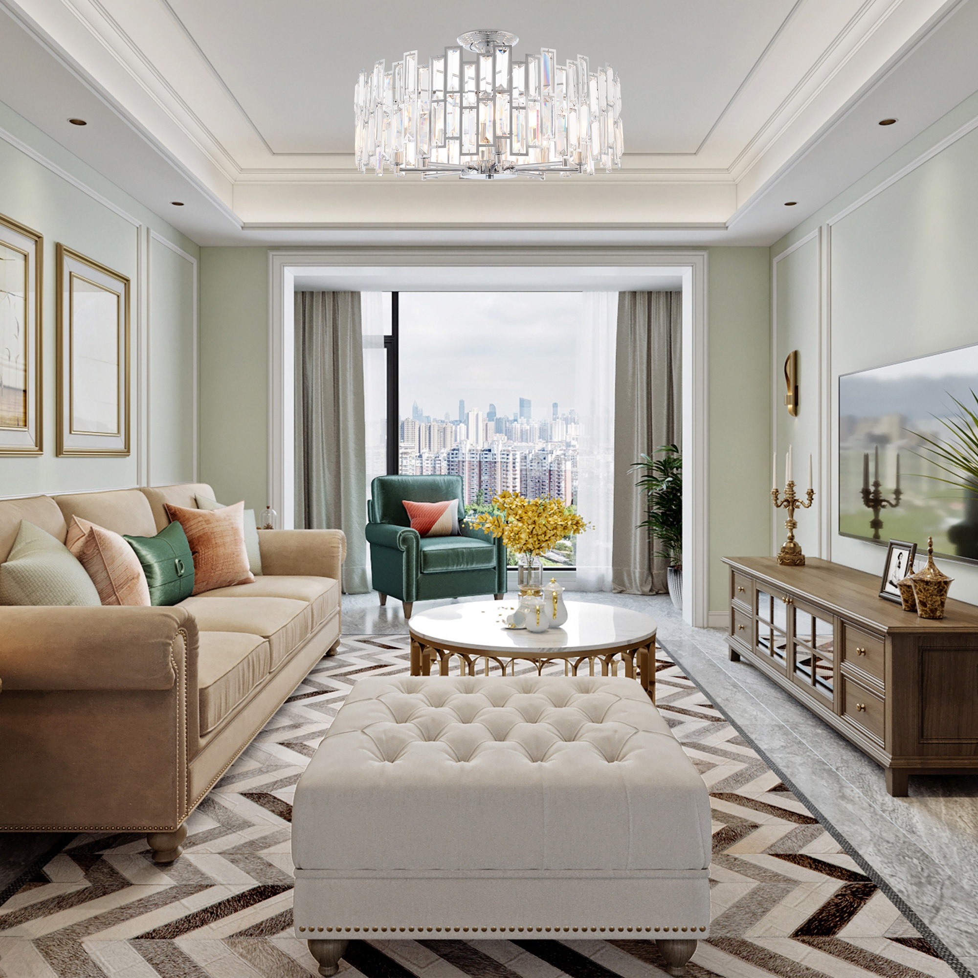 Люстра 373209/8/80/560 CR Arte Milano