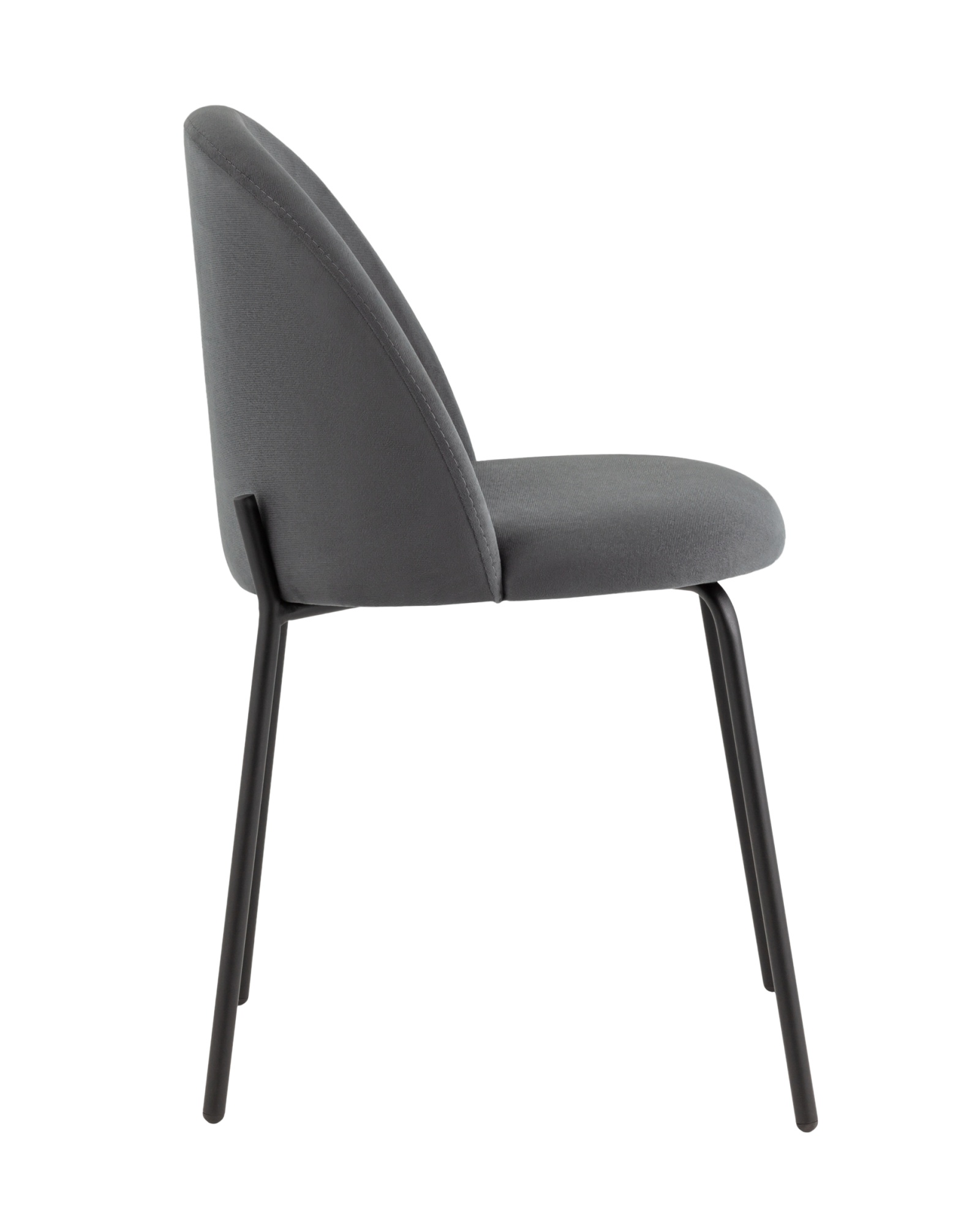 Стул Коди велюр тёмно-серый Stool Group