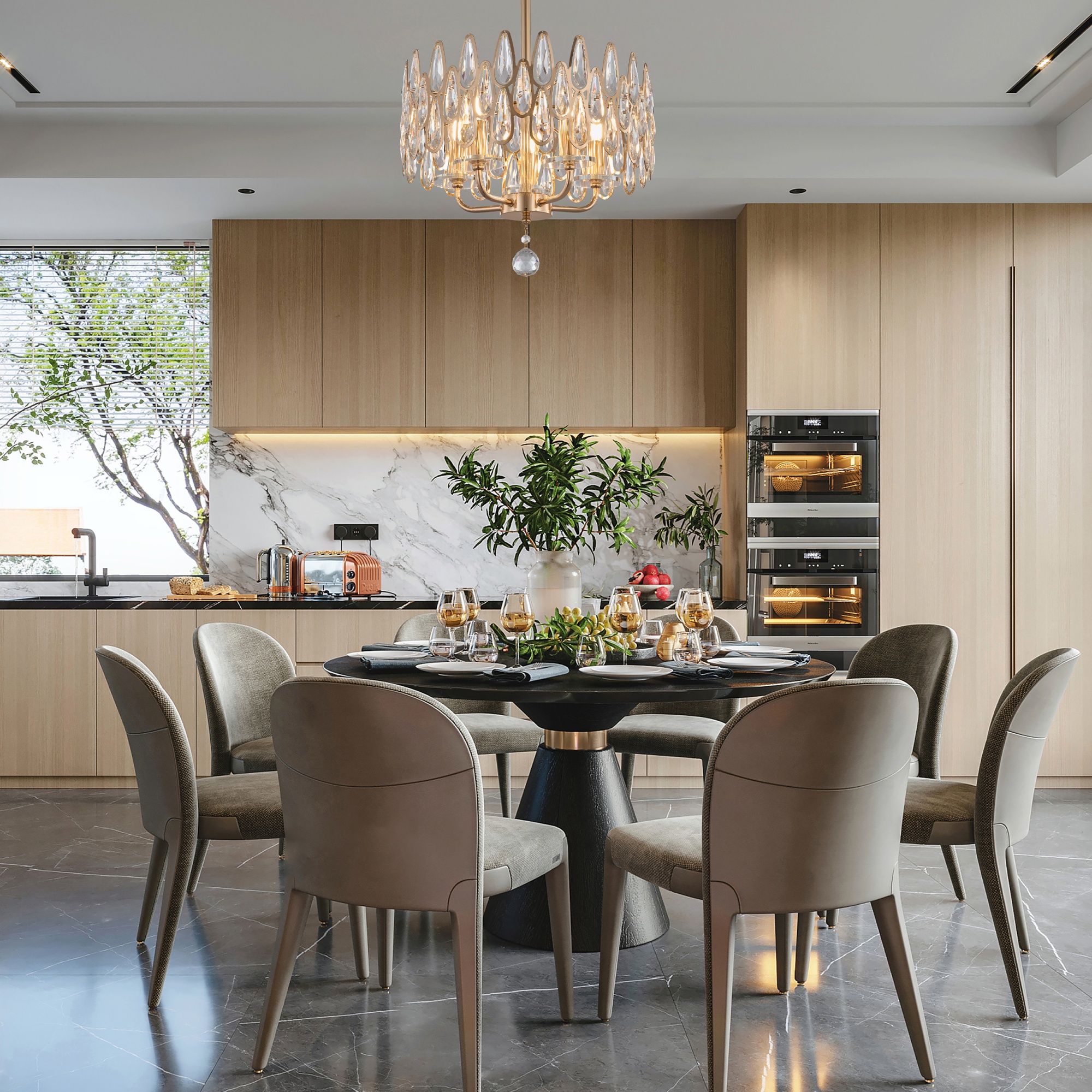 Люстра 372009/5/250/400 GD Arte Milano