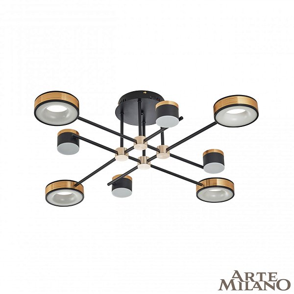 Светильник светодиодный 272040/8 BK/GD Arte Milano