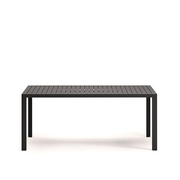 Culip Алюминиевый уличный стол с порошковым покрытием серого цвета 180 x 90 см La Forma (ex Julia Grup)