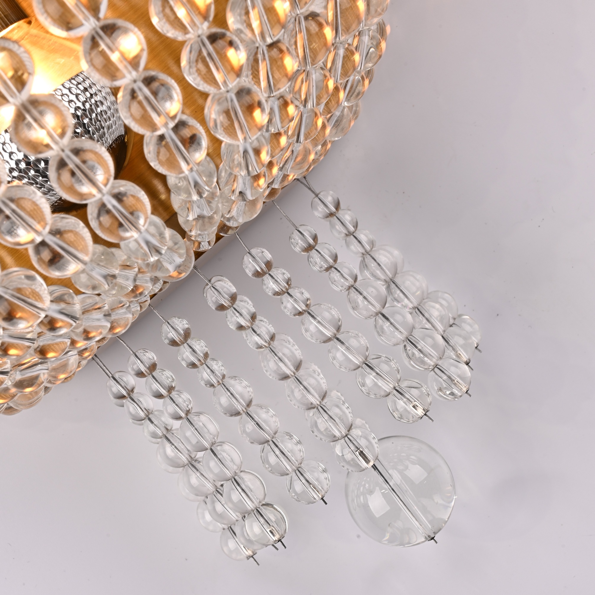 Бра Jacqueline White Sconce Brass By Imperiumloft