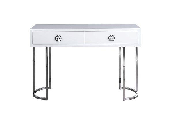 Консоль Garda Decor белое стекло/хром Garda Decor KFG16702
