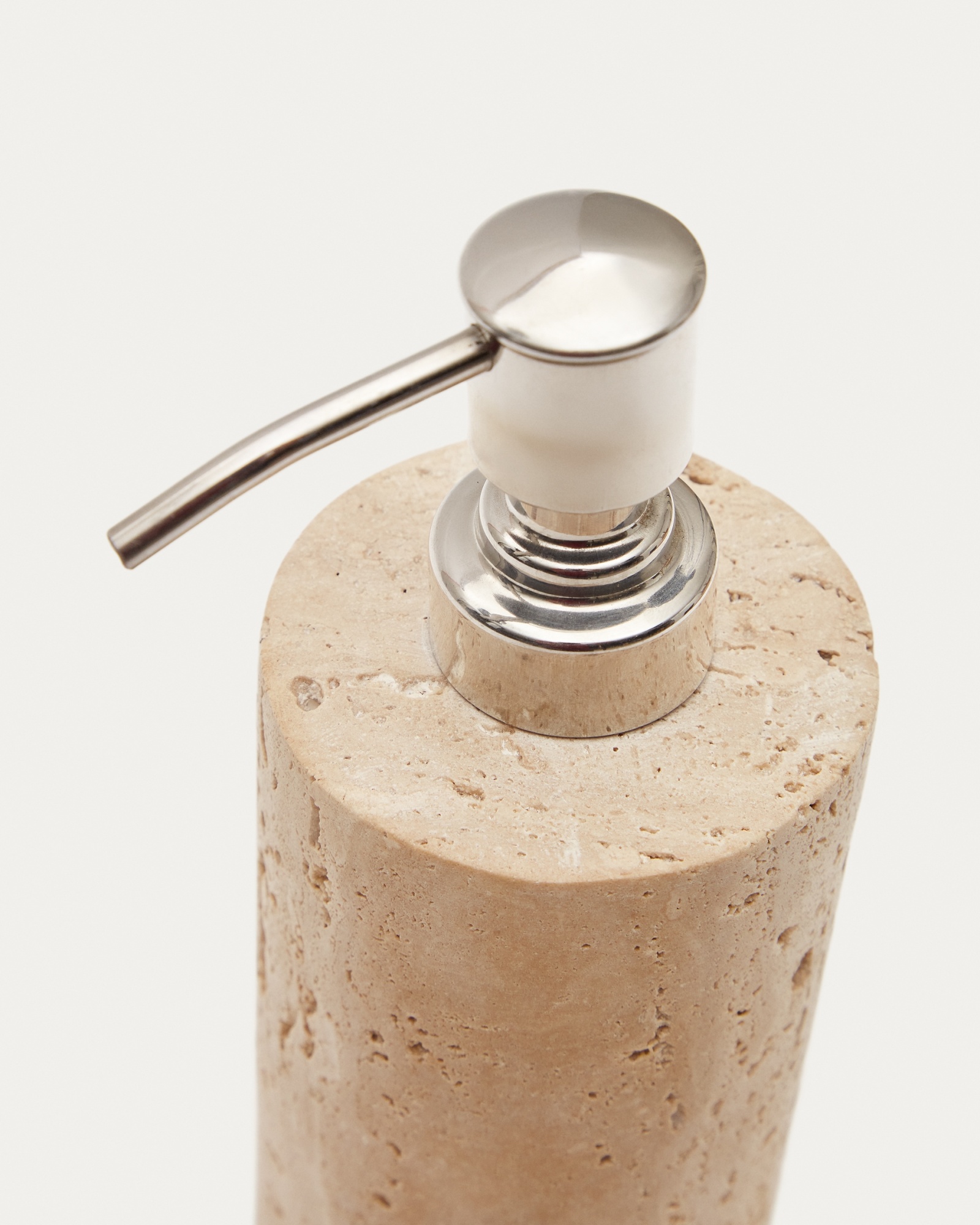 Macre Дозатор для мыла из бежевого травертина La Forma (ex Julia Grup)