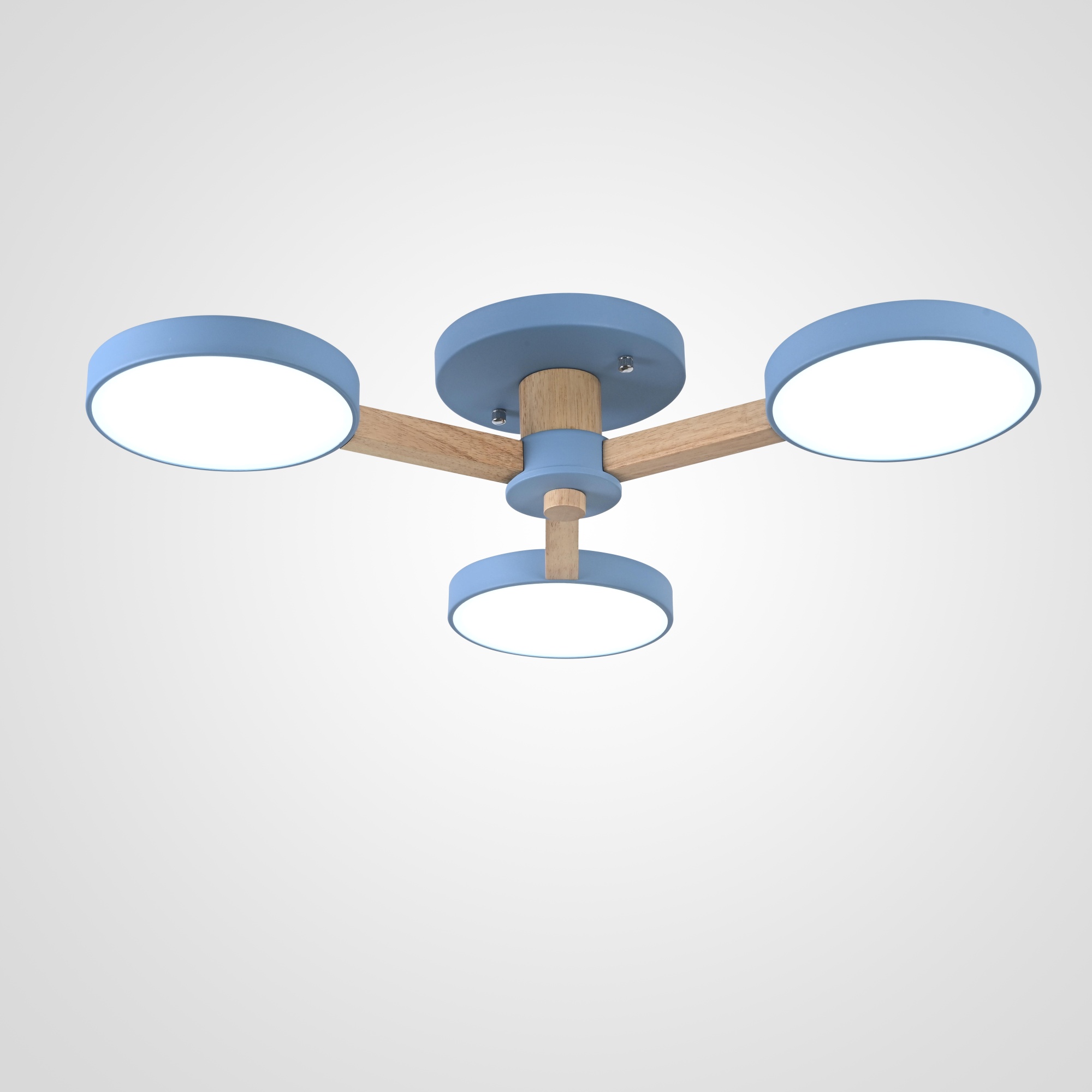 Потолочная люстра TURNA 3 Blue by ImperiumLoft