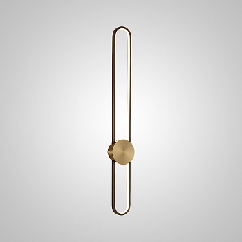 Настенный светильник HEIDY L H90 Black Brass by ImperiumLoft