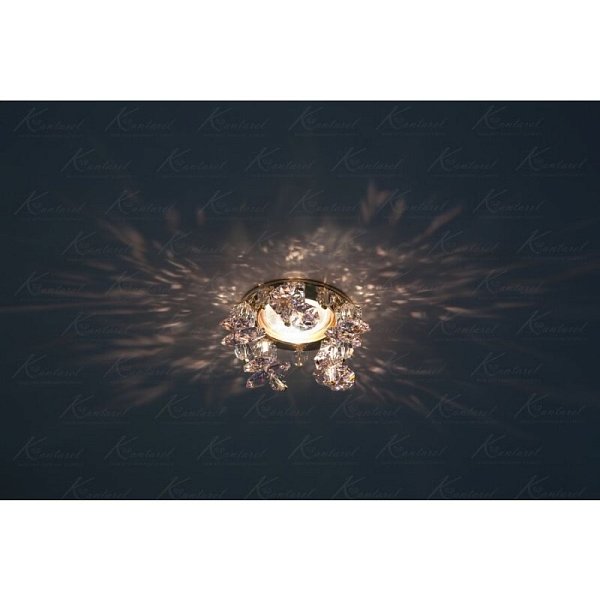 Встраиваемый светильник Kantarel Twisted Bell CD 017.3.9 rosaline