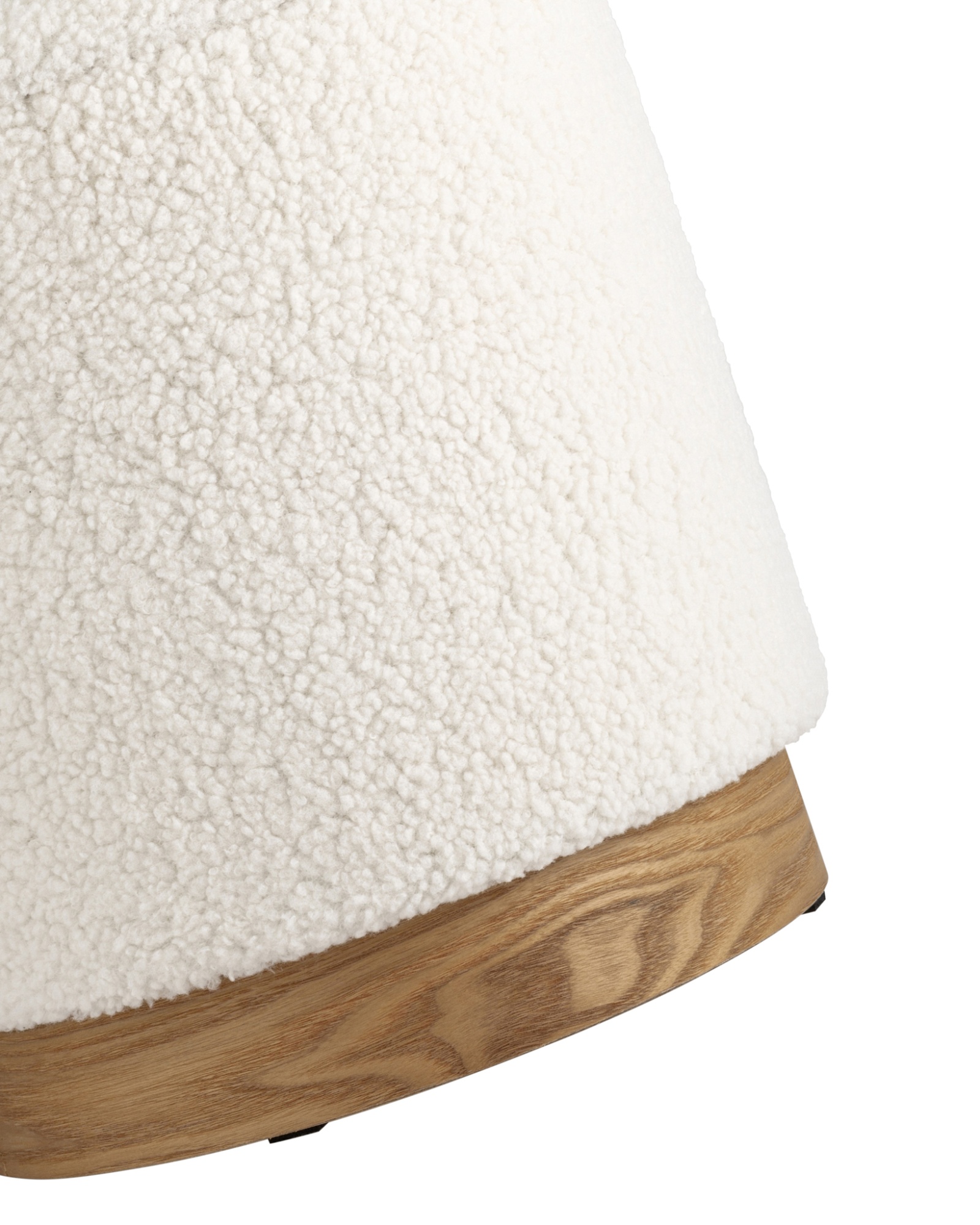 Пуф с ящиком Долли S тедди белый Stool Group