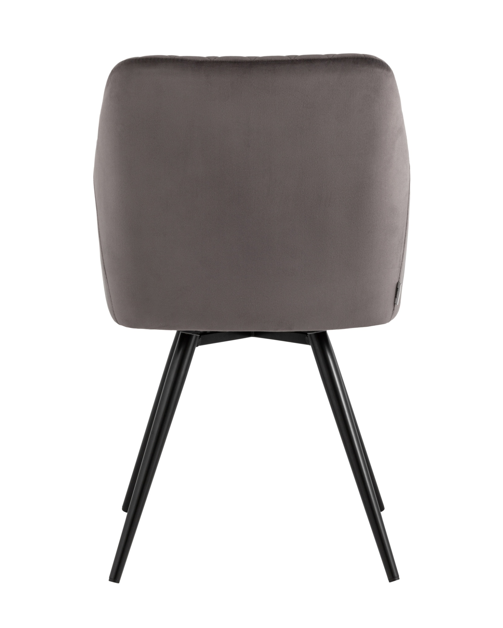 Стул вращающийся Дастин велюр тёмно-серый Stool Group