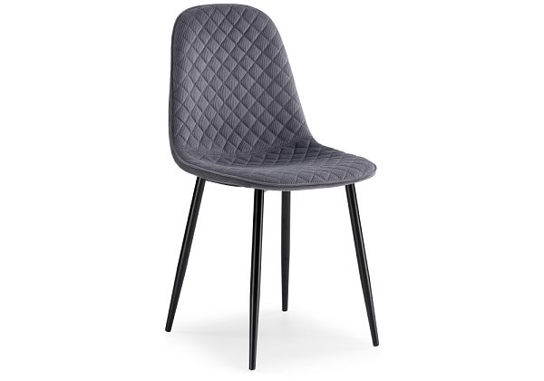 Стул Woodville Capri gray / black 11946