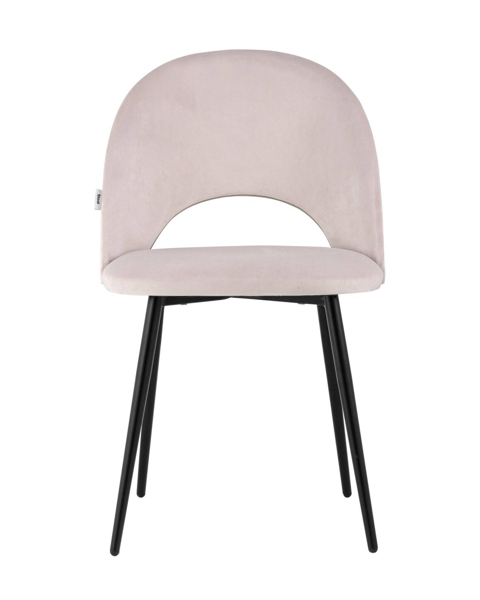 Стул Меган велюр светло-розовый Stool Group