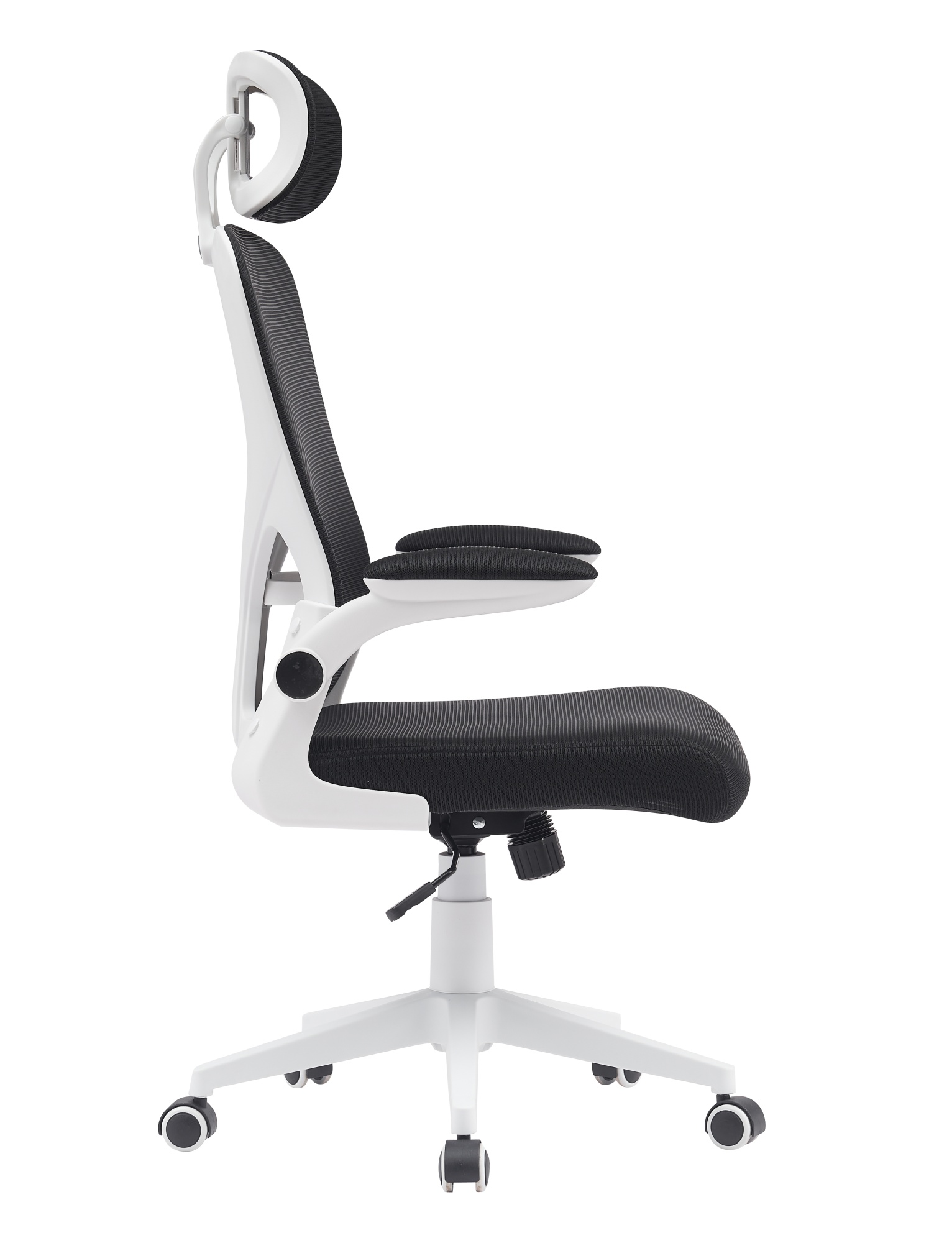 Кресло офисное TopChairs Airone белый с черной сеткой Stool Group