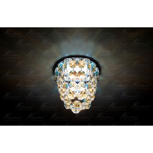 Встраиваемый светильник Kantarel BUD OCTAGON CD 019.3.1 AB crystal AB