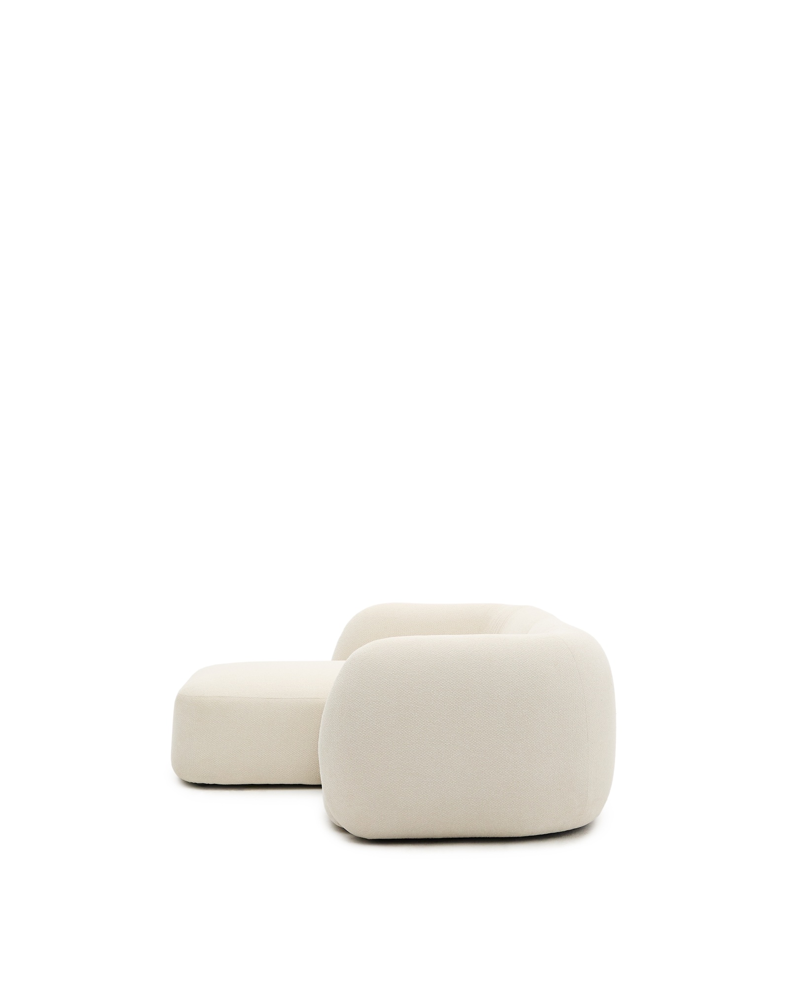 Модульный 2-местный диван Martina в экрю шенилле с левым шезлонгом 230 см La Forma (ex Julia Grup)