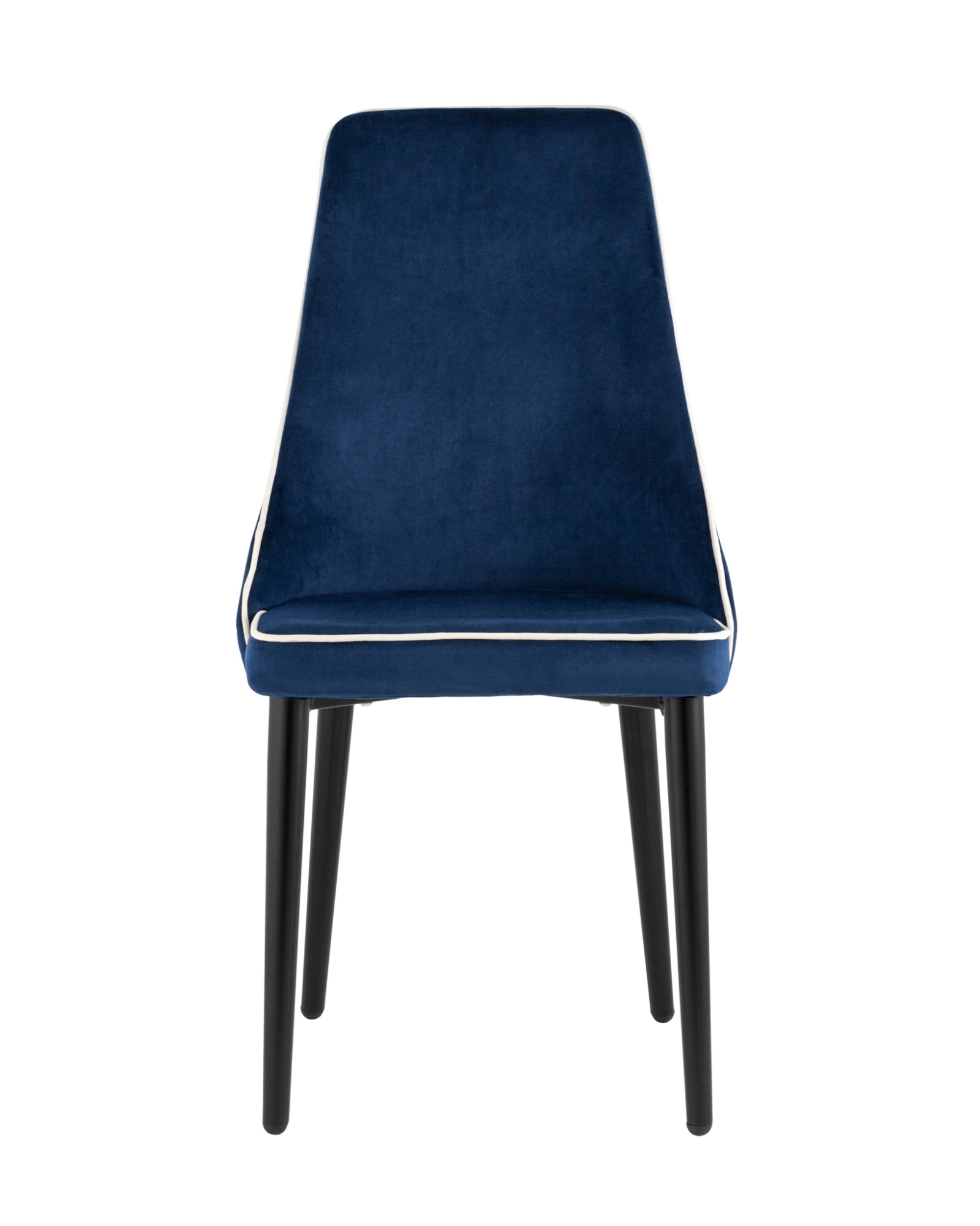 Стул Луис с кантом велюр синий Stool Group