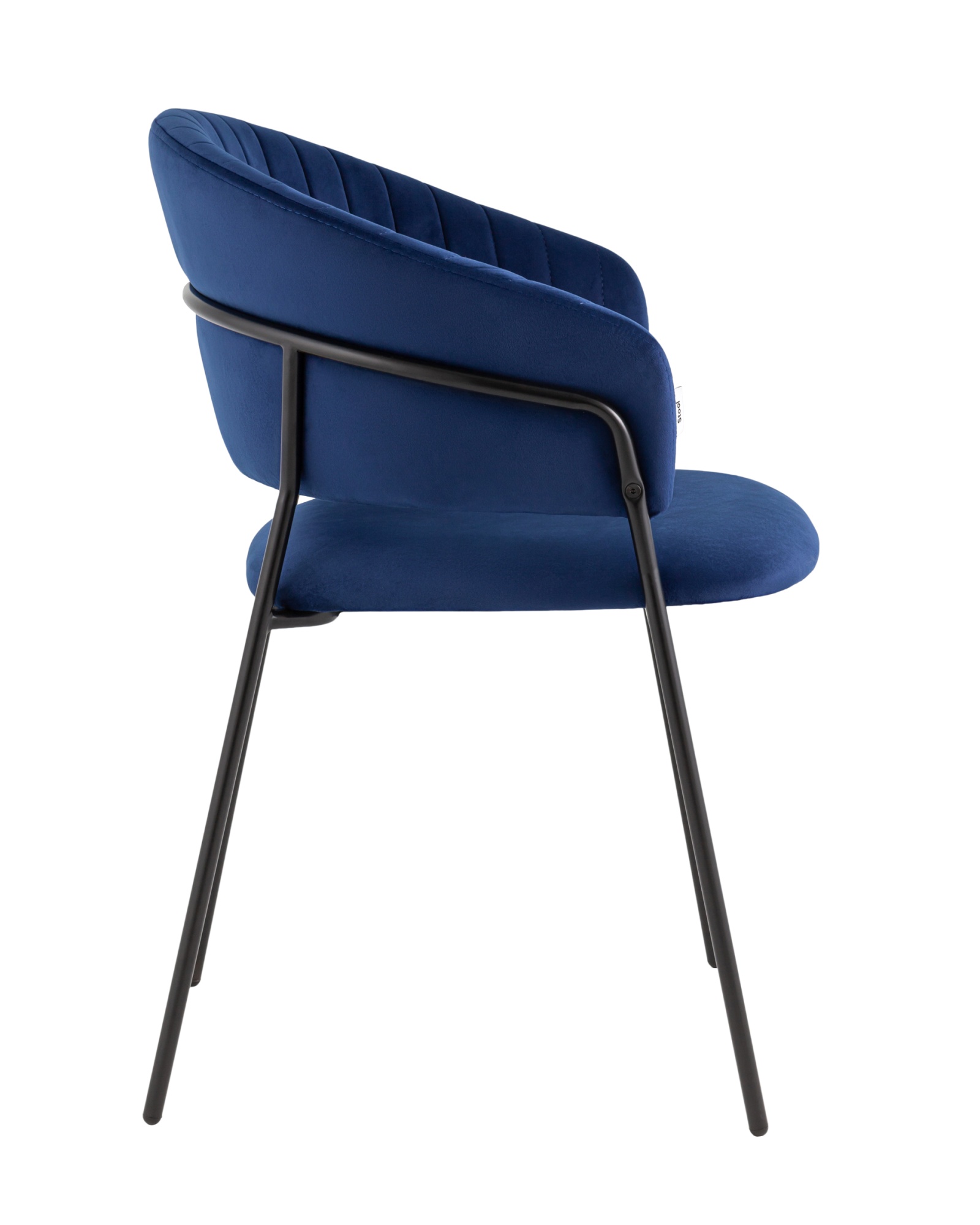 Стул Бруно велюр синий Stool Group