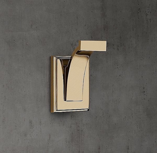 Крючок Restoration Hardware Strande Aged Brass