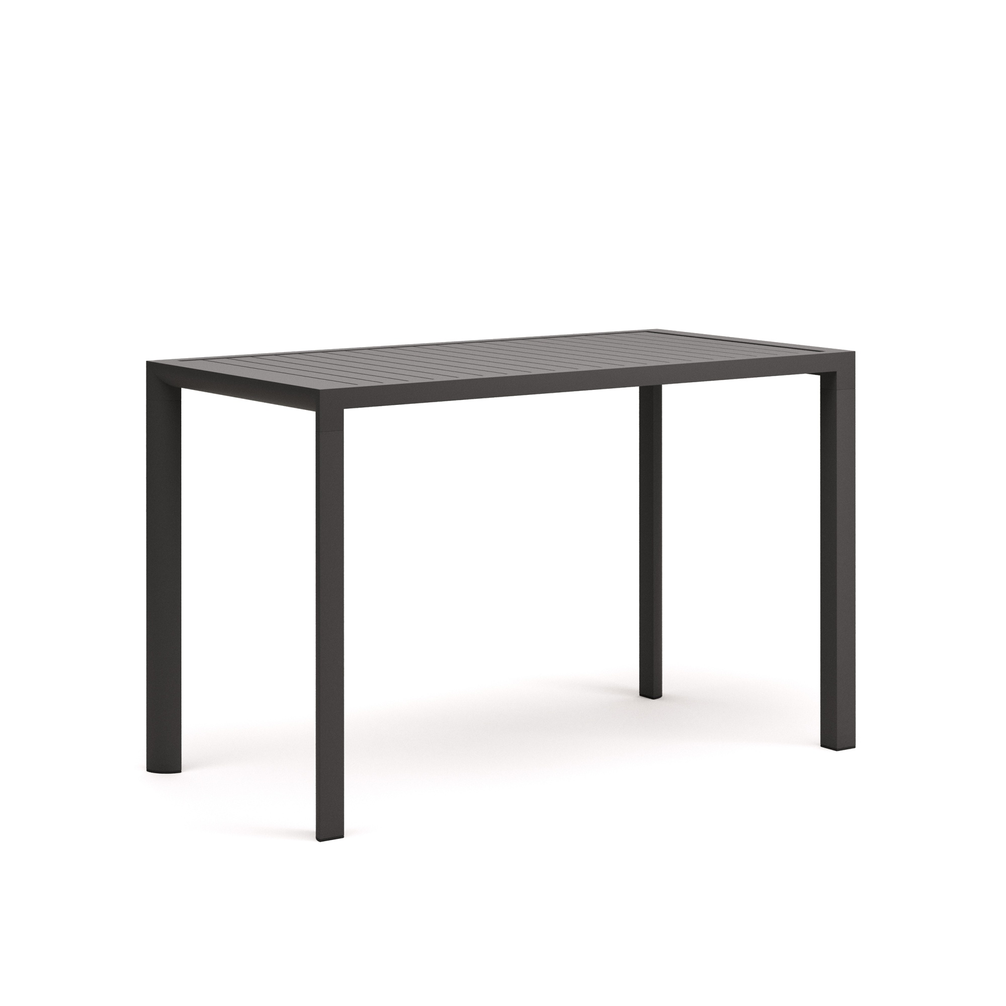 Culip Алюминиевый барный стол с порошковым покрытием серого цвета 150 x 77 см La Forma (ex Julia Grup)