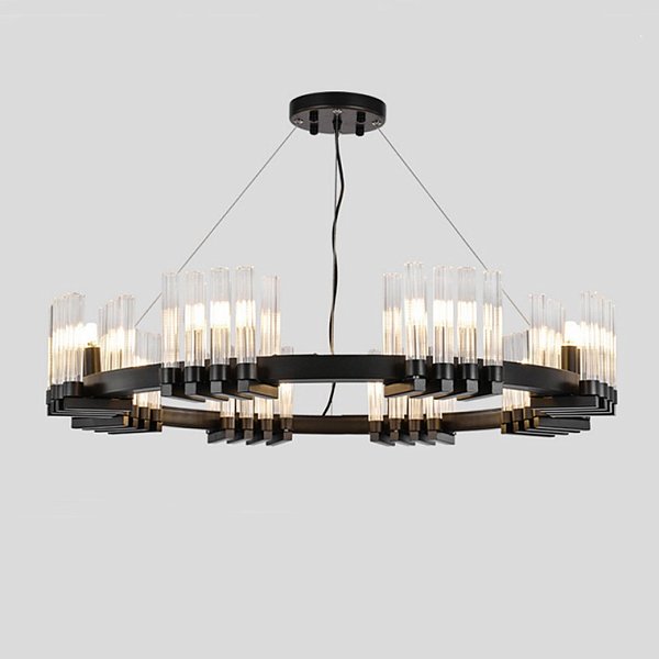 Подвесная люстра FOUNTAIN D80 Black by ImperiumLoft