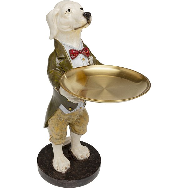 Фигура декоративная Gentleman Dog Tray 43cm KARE 56919
