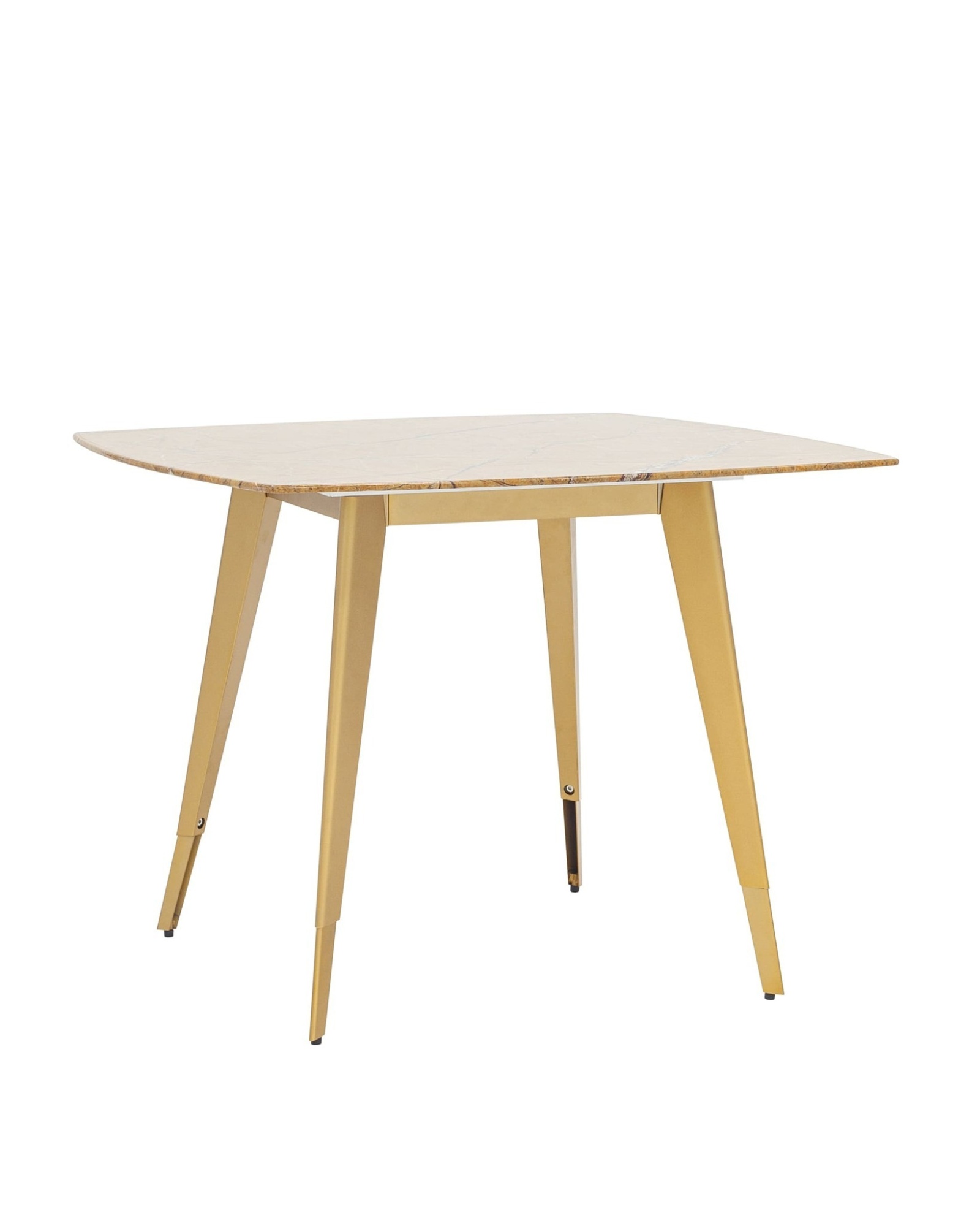 Стол обеденный Ричмонд 100*100 охра стеклянный Stool Group