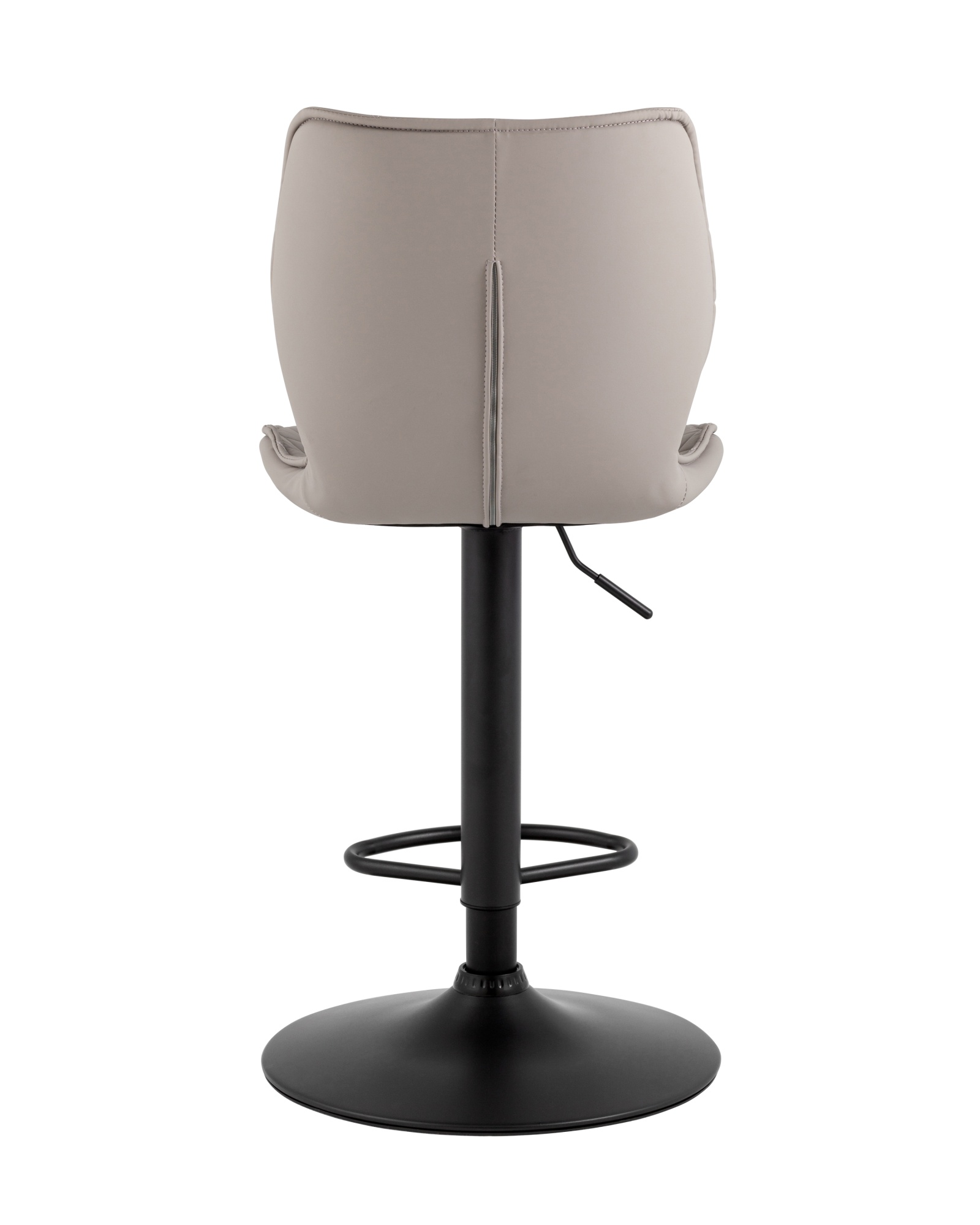 Стул барный Dome экокожа серый Stool Group