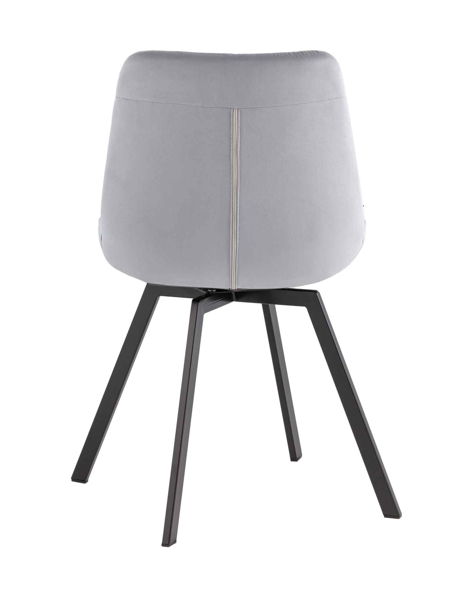 Стул вращающийся Флекс велюр велютто серый Stool Group