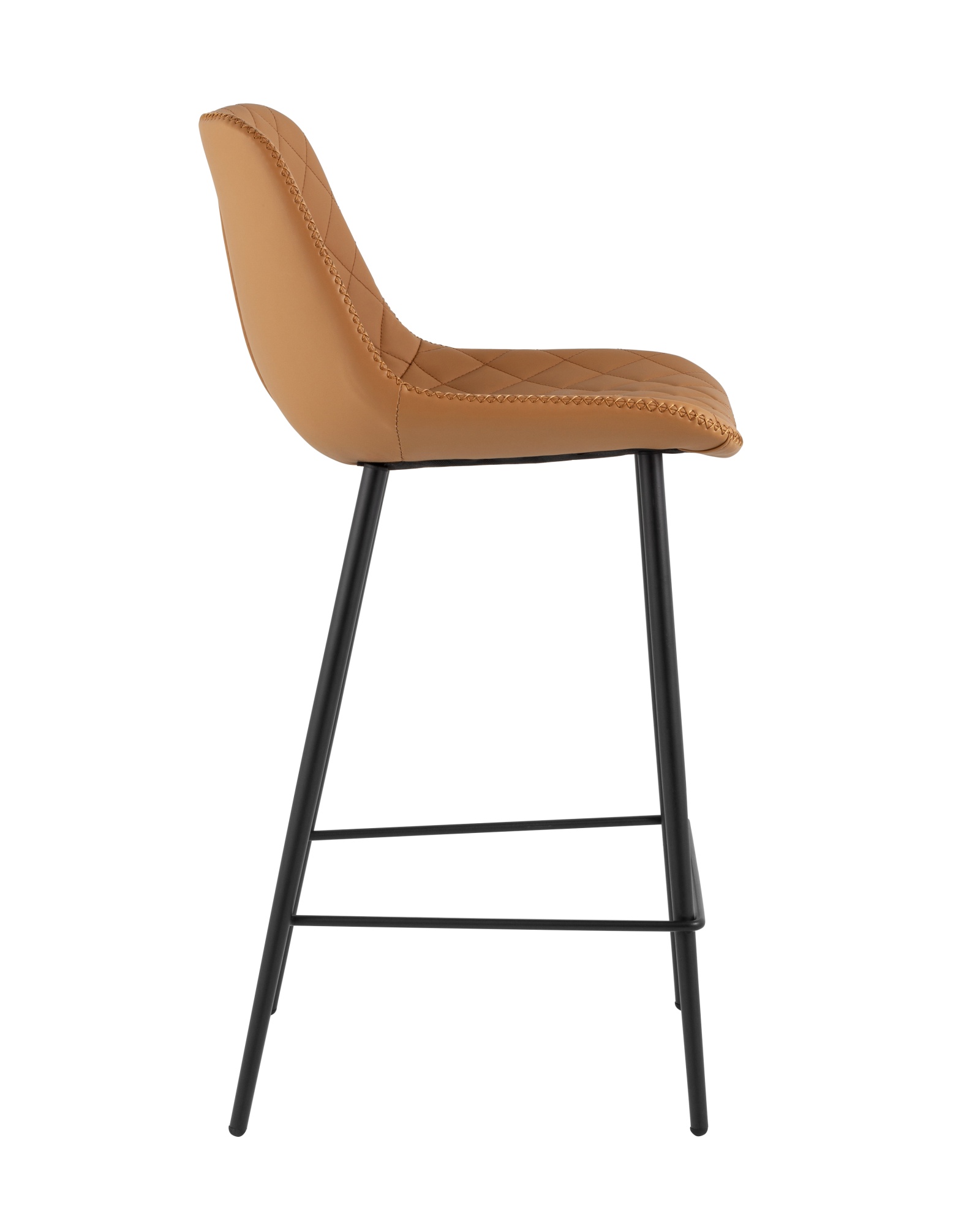 Стул барный Arch экокожа коричневый Stool Group