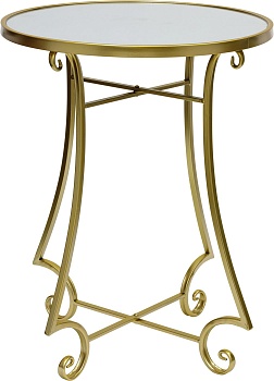 Столик интерьерный с зеркальной столешницей Glasar 54-144